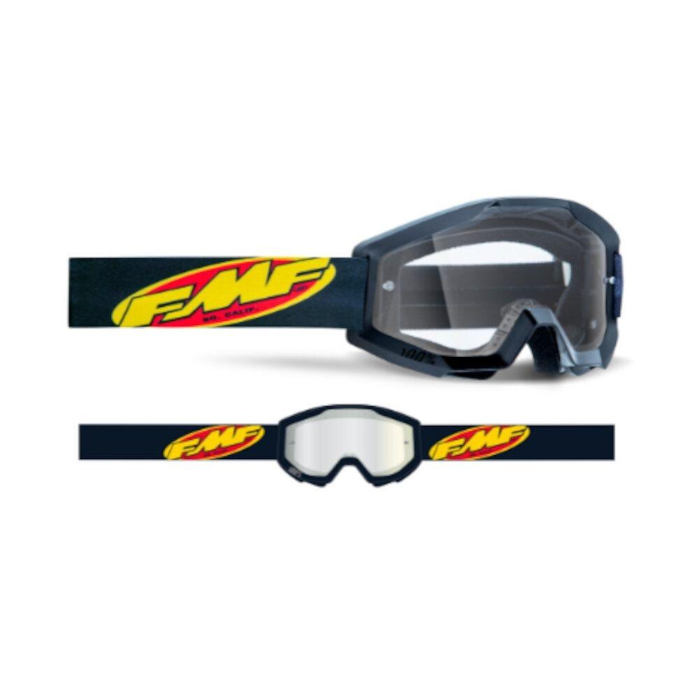 GAFAS FMF POWERCORE BLACK - CLEAR LENS