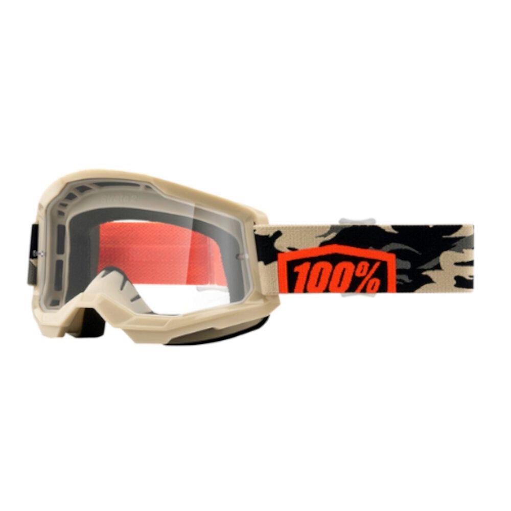 GAFAS 100% STRATA 2 KOMBAT ARENA TRANSPARENTE