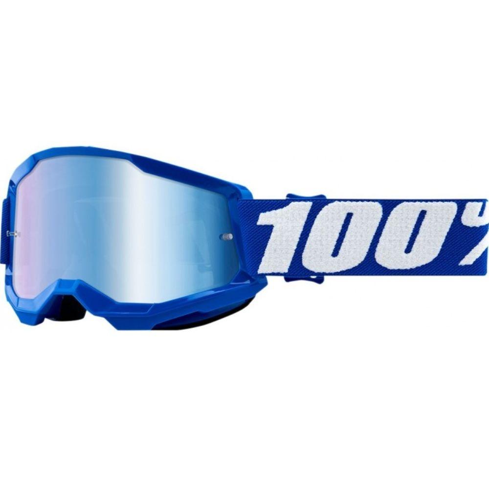 GAFAS 100% NIÑO STRATA 2 YTH AZUL ESPEJO AZUL