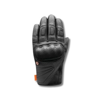 Guantes de Verano para Mujer Racer Meta 4 Piel Ventilado Negro