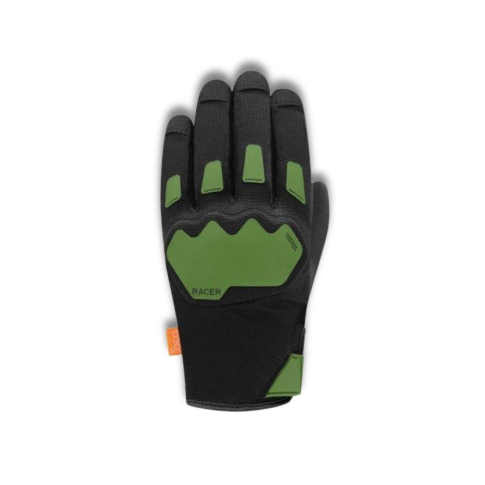 Guantes de Verano Unisex Racer Revolve Negro y Verde