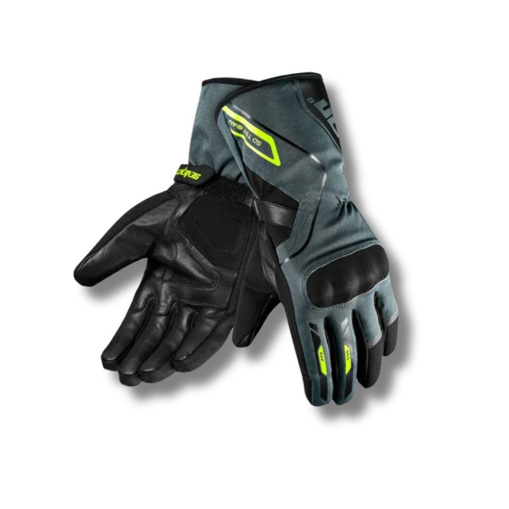 Guantes SD-T57 Giau Hombre Negro/Gris/Amarillo Flúor