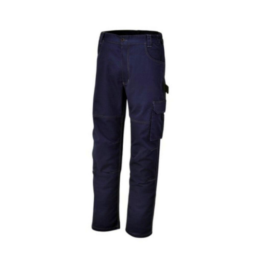 PANTALON DE TRABAJO TWILL 245G/M2 AZUL MARINO T:XS