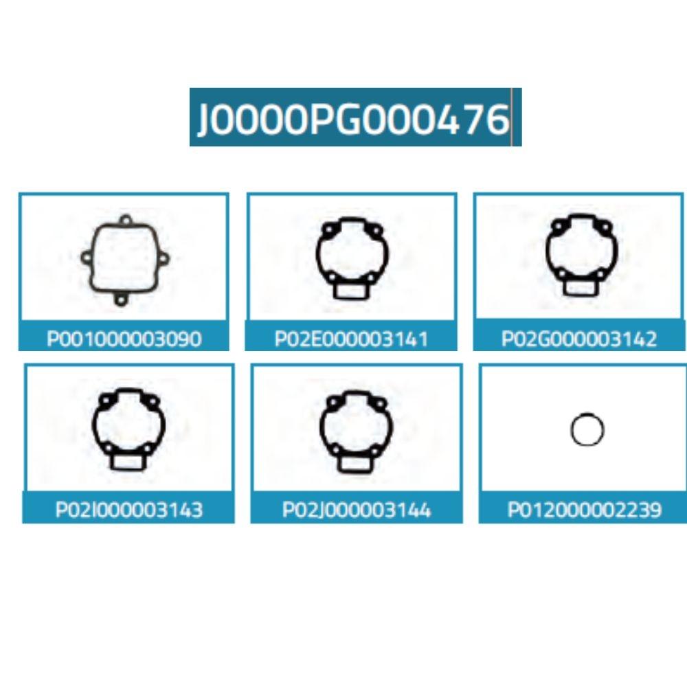 JUEGO JUNTAS PIAGGIO LX 125 HEXAGON 2T LC