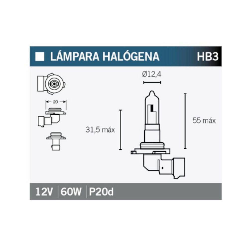 LÁMPARA OSRAM 9005-01B HB3 12V 60W