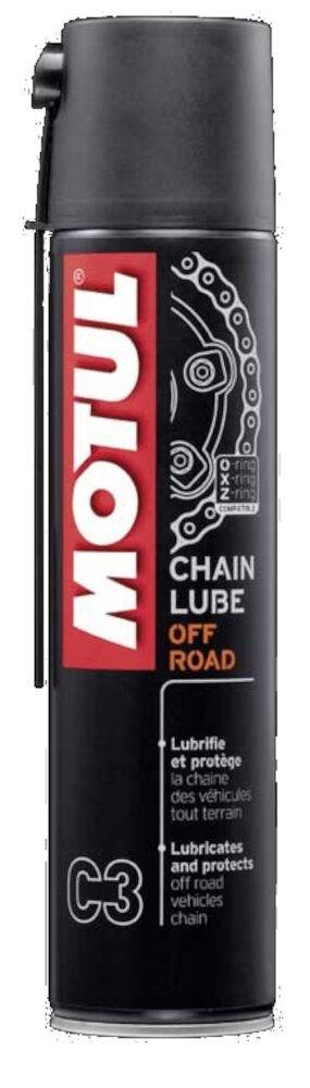 Motul C3 Chain Lube Off Road 400ml   Lubricación resistente al barro