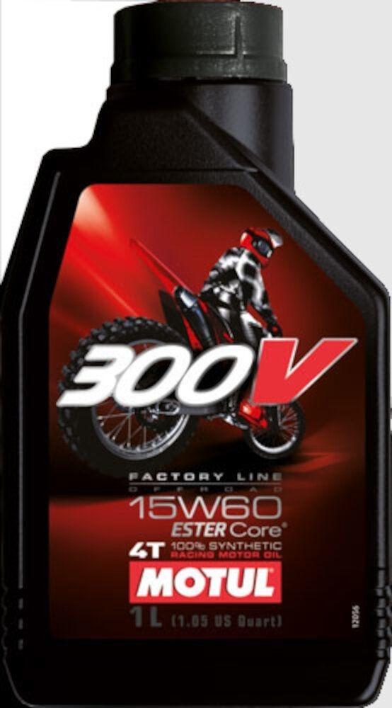 Motul 300V Factory Line Off Road 15W60 1 Litro   Aceite 100% sintético para condiciones extremas