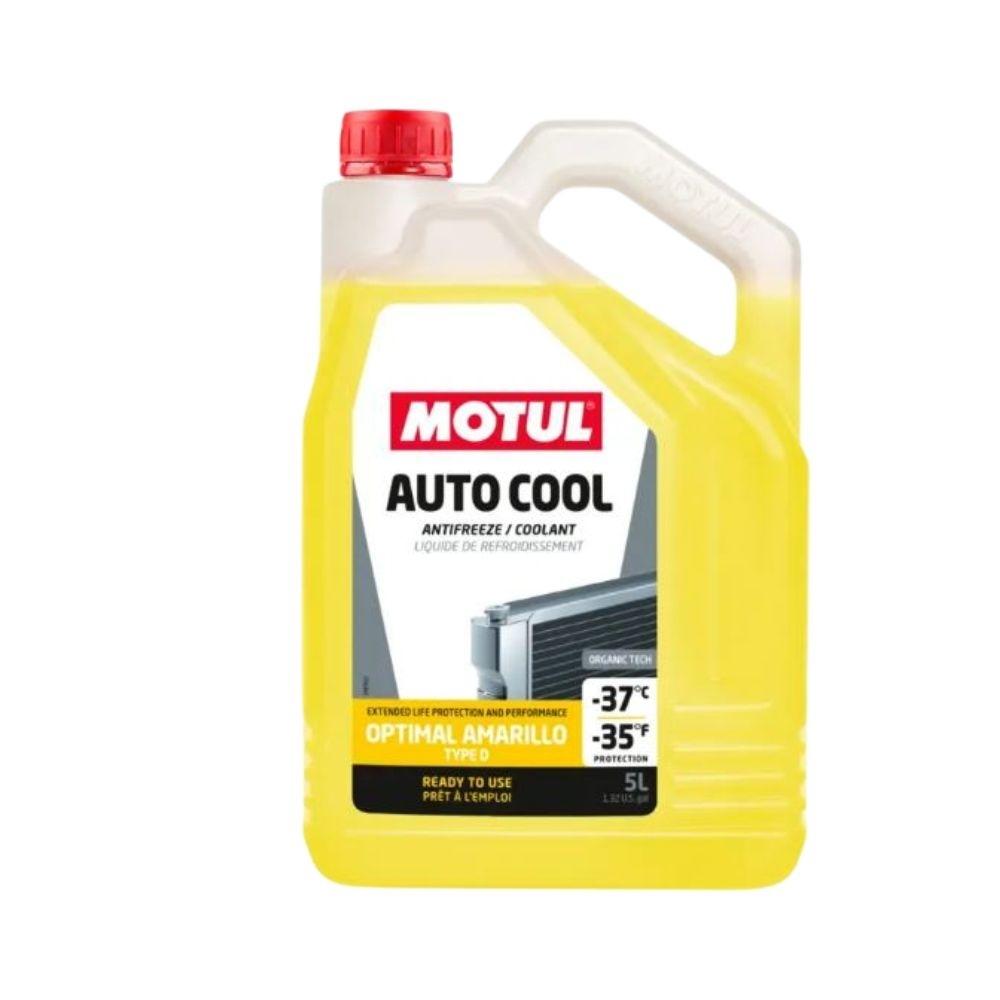 Líquido refrigerante Motul 112657 Auto Cool OptimaL Amarillo -37ºC 5 L