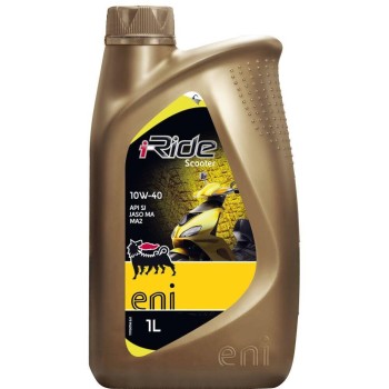 ACEITE DE MOTO ENI 4T  I-RIDE SCOOTER 10W40 1 LT.