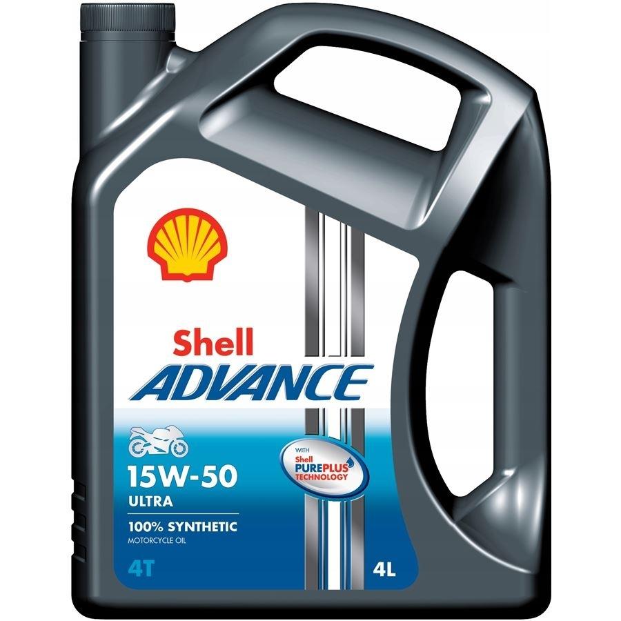 Aceite Shell Advance 4T Ultra 15W-50 SN/MA2 4L