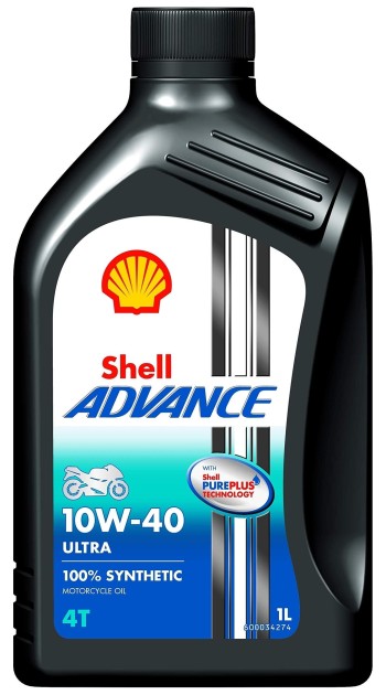 Aceite Shell Advance 4T Ultra 10W-40 SN/MA2 1L