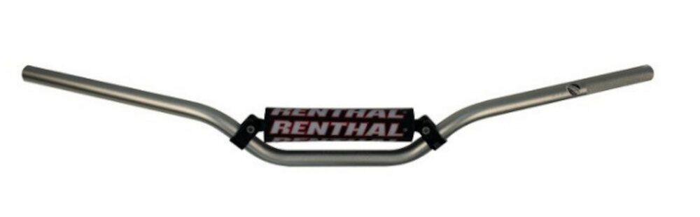 MANILLAR RENTHAL TRIAL 6.0 PLATA CON PROTECTOR NEG