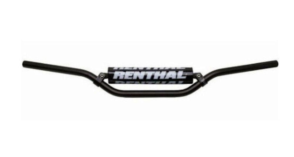 MANILLAR RENTHAL ENDURO NEGRO CON PROTECTOR NEGRO