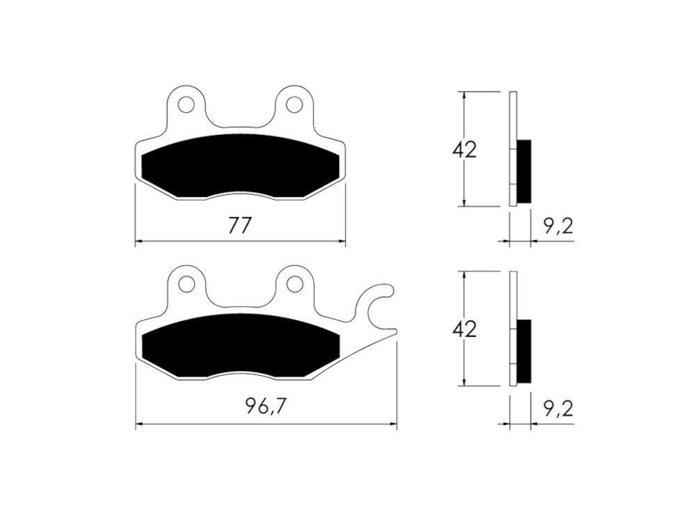 PASTILLAS FRENO ECO-EQUI.134HF/FD117