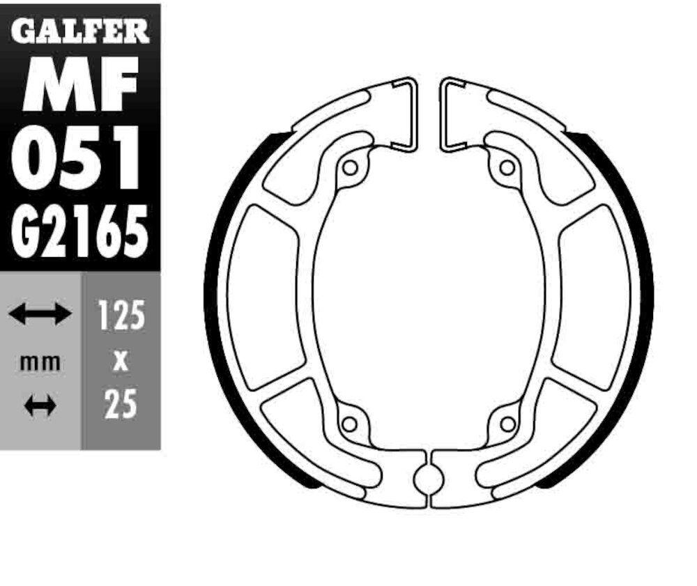 MORDAZA FRENO GZ 051-HONDA MF051G2165