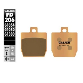 Pastillas de Freno Galfer FD206G1380 Sinterizadas Scooter