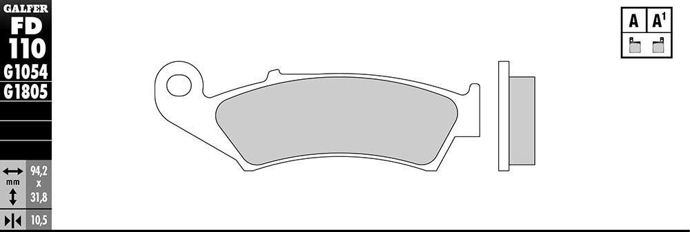 PASTILLAS GALFER FD110G1054