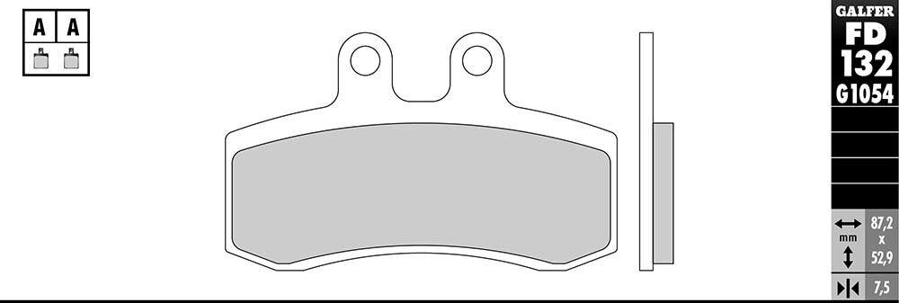 PASTILLAS GALFER FD132G1054