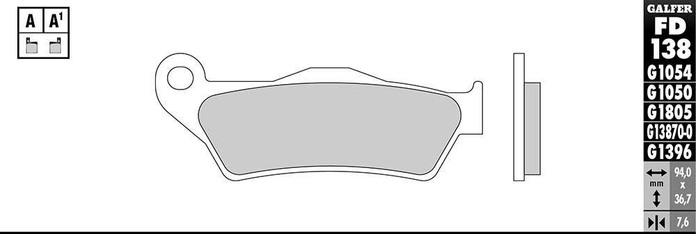 PASTILLAS GALFER FD138G1050