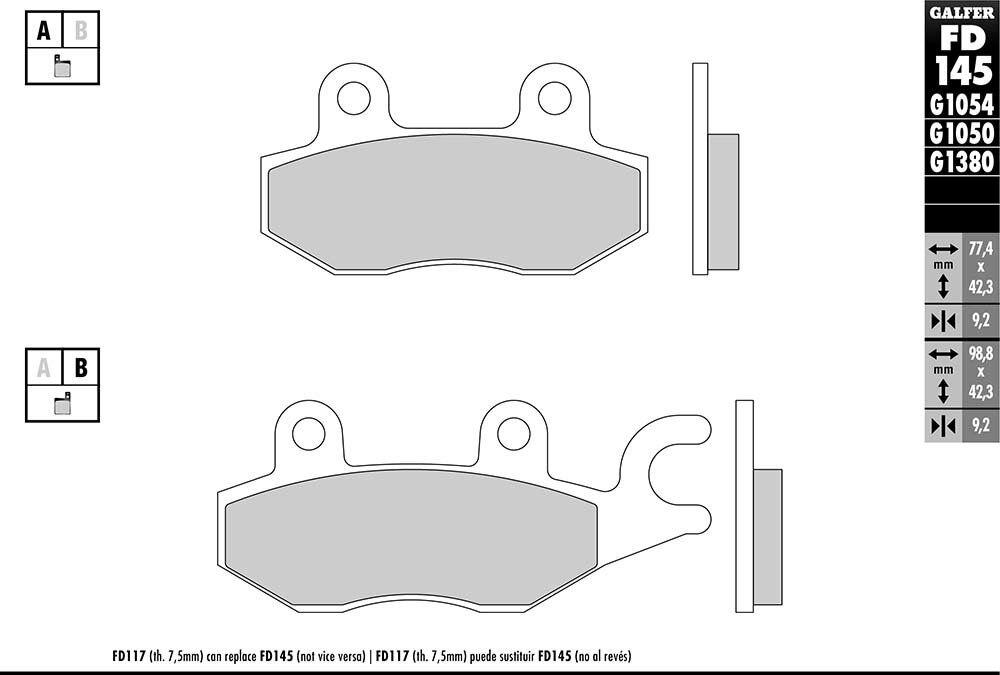 PASTILLAS GALFER FD145G1054