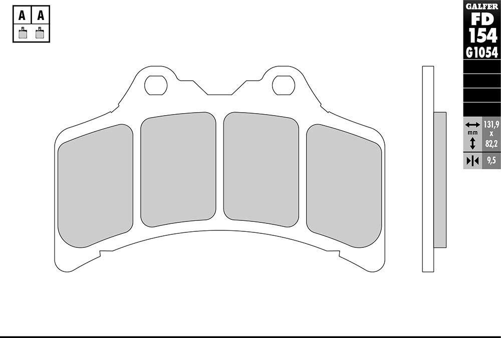 PASTILLAS GALFER FD154G1054