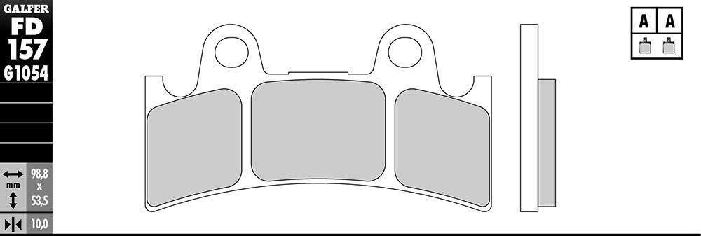 PASTILLAS GALFER FD157G1054