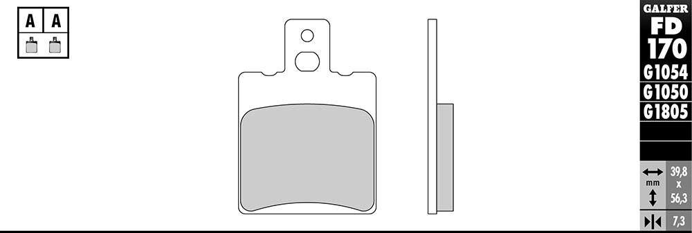 PASTILLAS GALFER FD170G1054