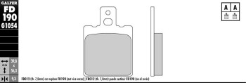 PASTILLAS GALFER FD190G1054