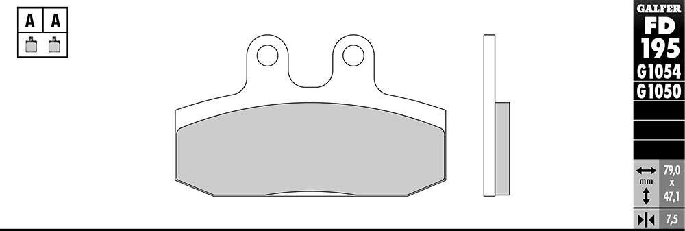 PASTILLAS GALFER FD195G1054