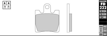 PASTILLAS GALFER FD222G1054