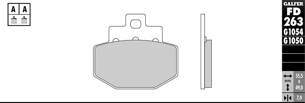 PASTILLAS GALFER FD263G1054