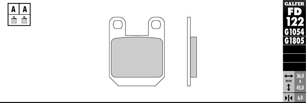 PASTILLAS GALFER FD122G1805