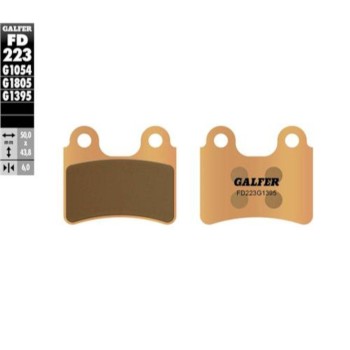 GALFER FD223G1395 TRIAL SINTER BRAKE PADS FRONT