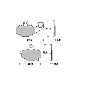 PASTILLA BRAKING 775CM56