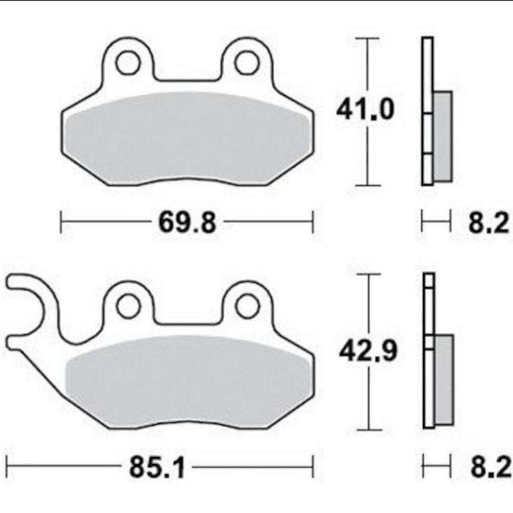 PASTILLA BRAKING 796SM1