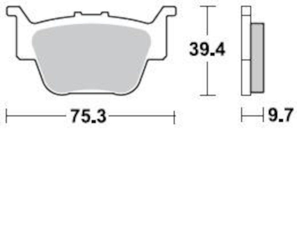 PASTILLA BRAKING 911CM44