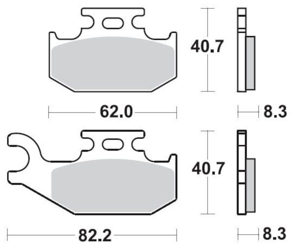 PASTILLA BRAKING 936CM44