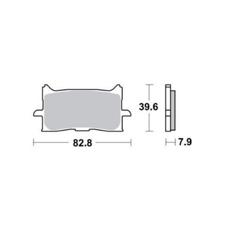 PASTILLA BRAKING 971CM55