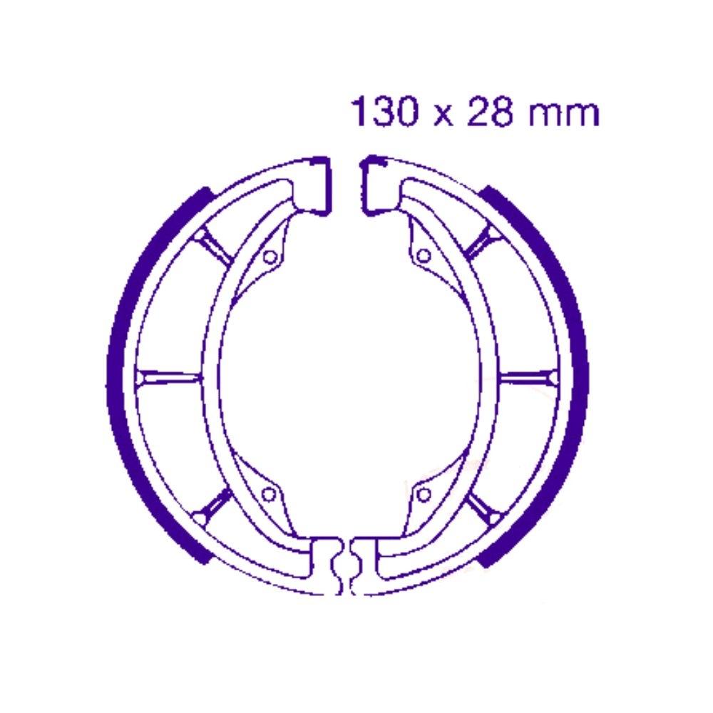 Zapatas de freno EBC con muelles (HYOSUNG GV125, GA125)