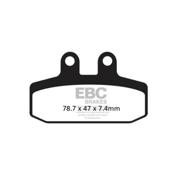 Pastillas de freno EBC FA256HH Double-H sinterizadas