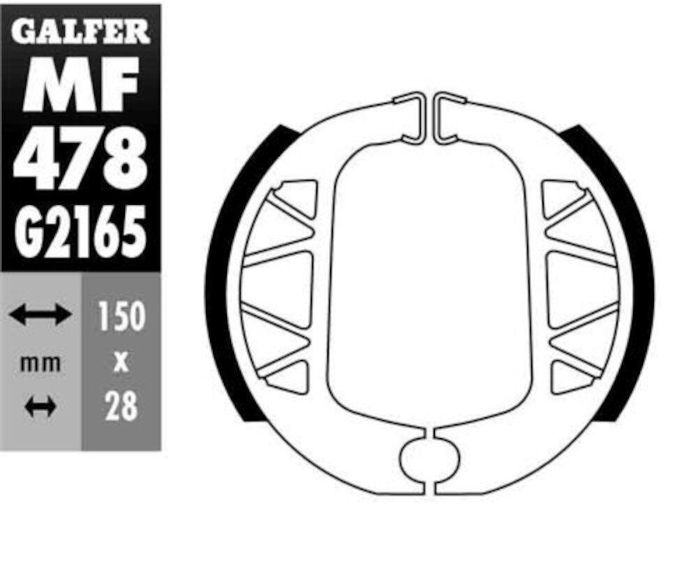 MORDAZA FRENO GZ 478-YAMAHA 125 CYGNUS / 125 BW,S