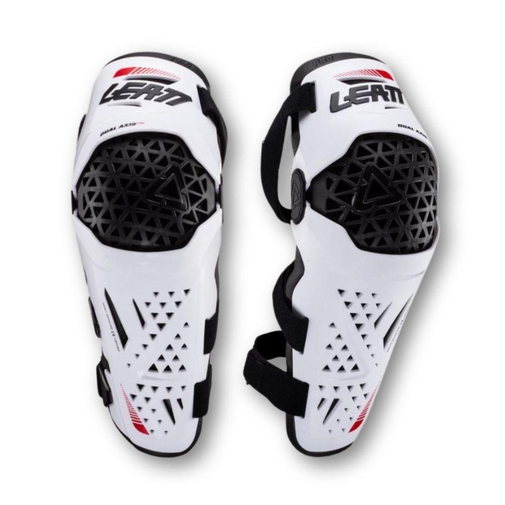 Rodilleras y Espinilleras Leatt Dual Axis Pro Color Blanco Talla:L/XL