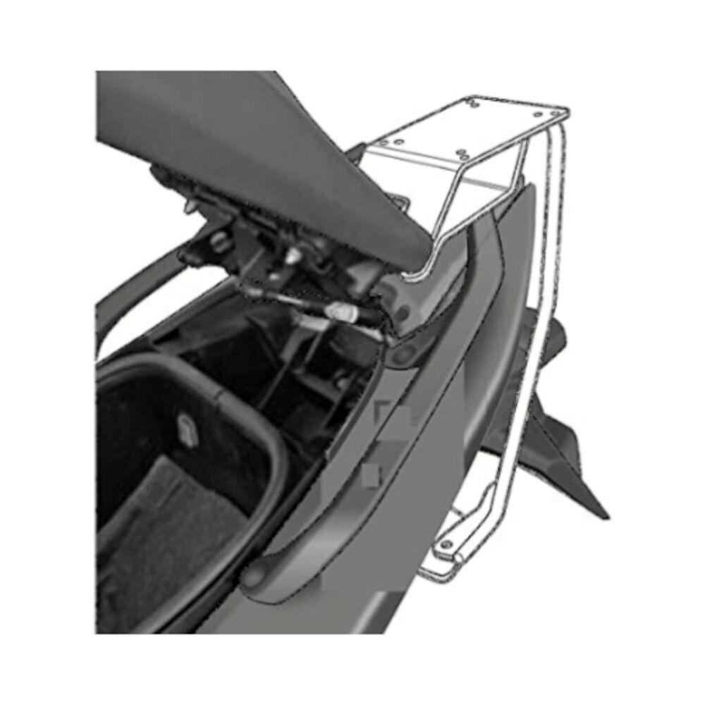 Fijaciones top case SHAD Y0TM59ST YAMAHA T-MAX 500 08