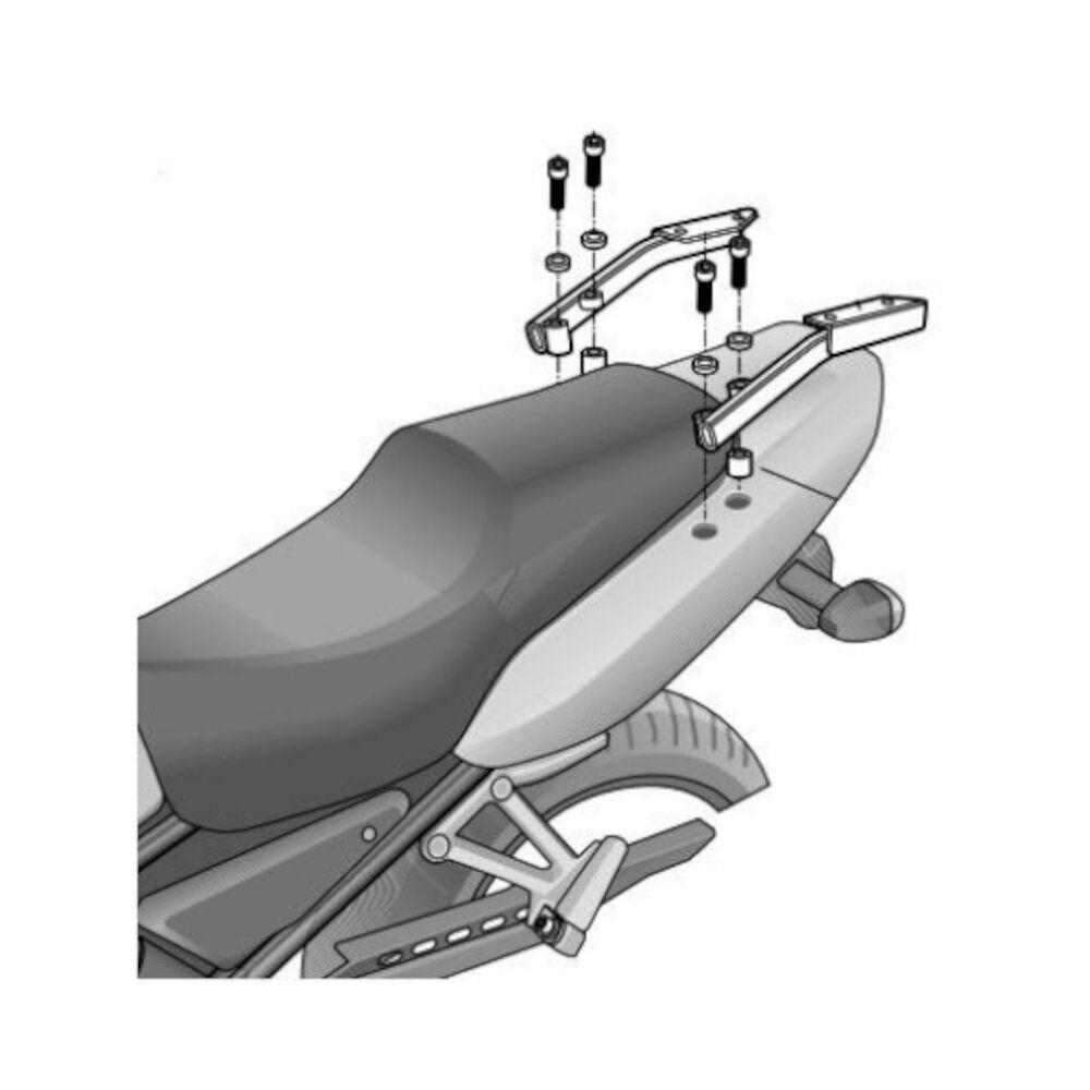 KIT TOP CASE SHAD YAMAHA FAZER 600 01