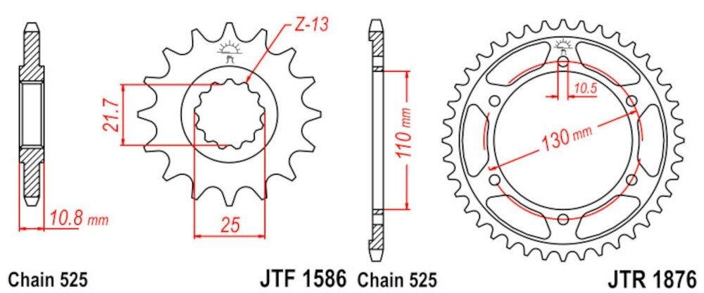 Kit de Transmisión Yamaha R6 600 (2006-2015)