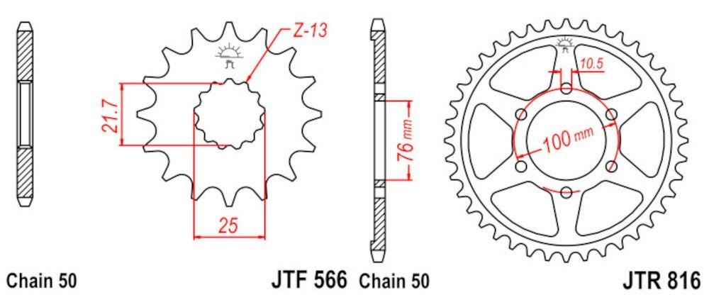Kit de Transmisión Suzuki Bandit 1200 (1995-2005)