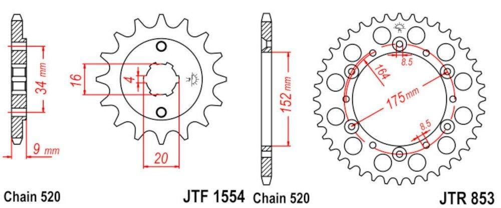 Kit de Transmisión Yamaha Quad Blaster 200 (1988-2006)