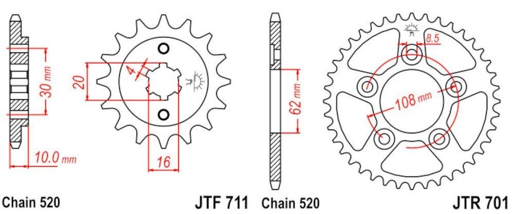 CAGIVA MITO-125 520-114 125 520-114