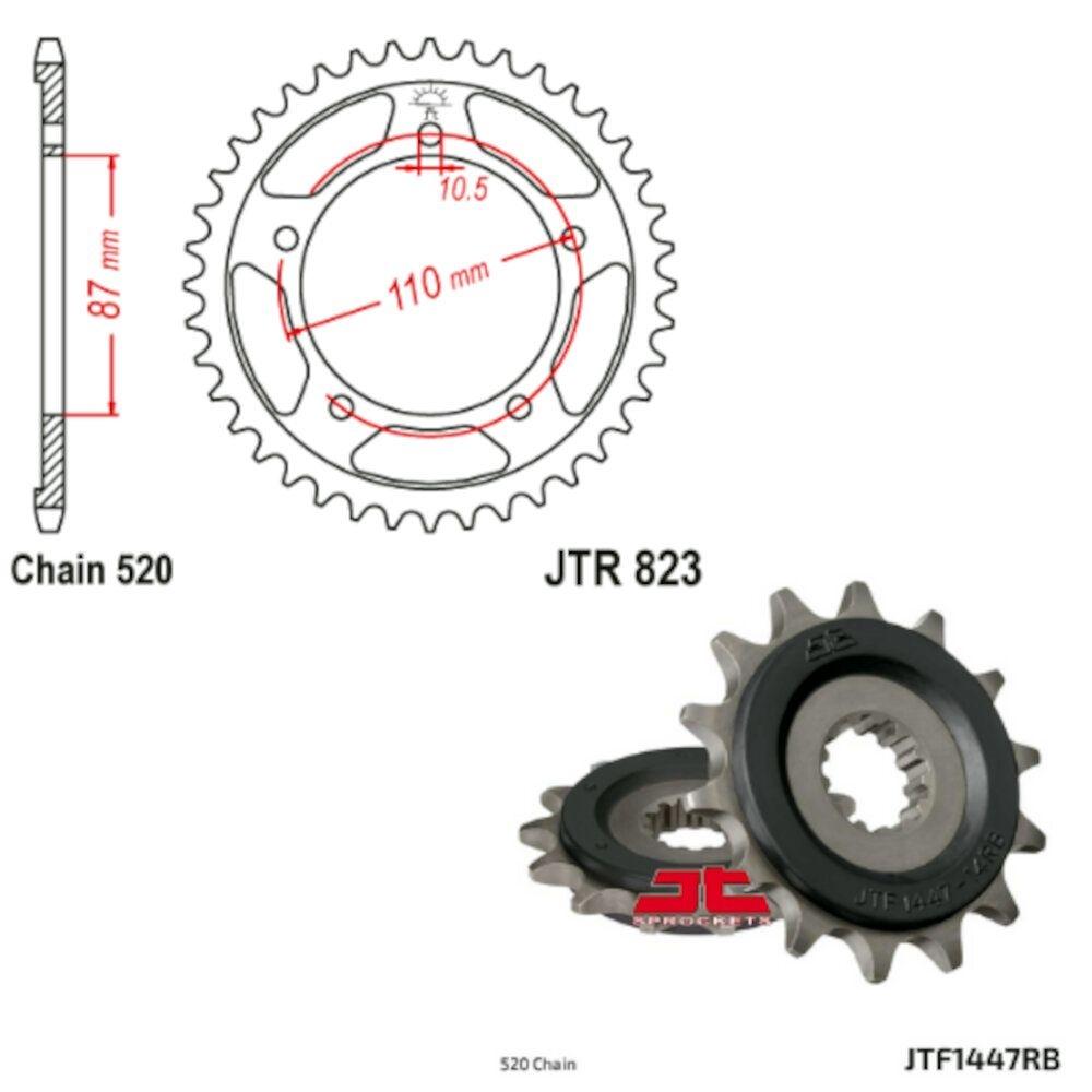 Kit de Transmisión Suzuki GW 250 Inazuma (2012-2016)