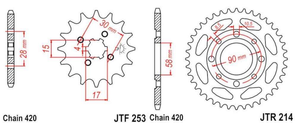 HONDA MBX 75 420 - 116